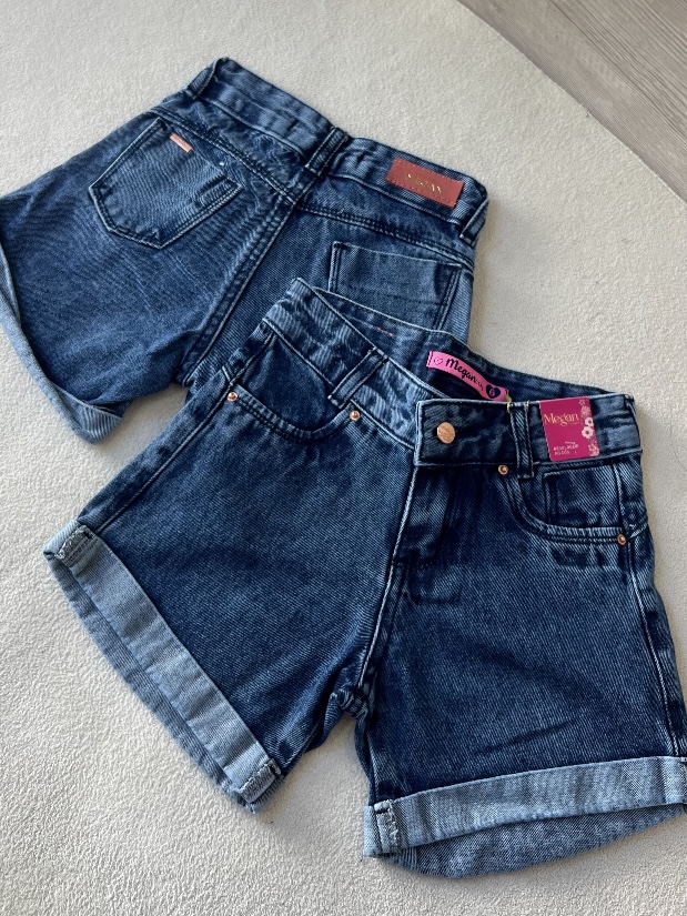 Shorts Jeans infantil Menina