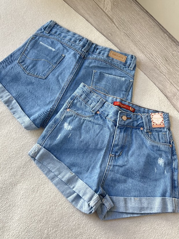 Shorts Jeans Infantil Menina