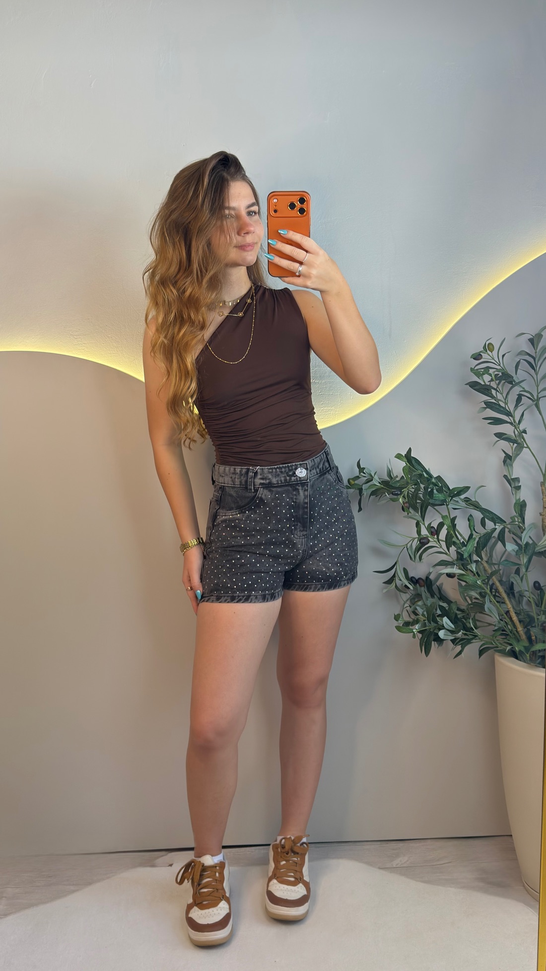 Shorts Jeans Destonado Brilho