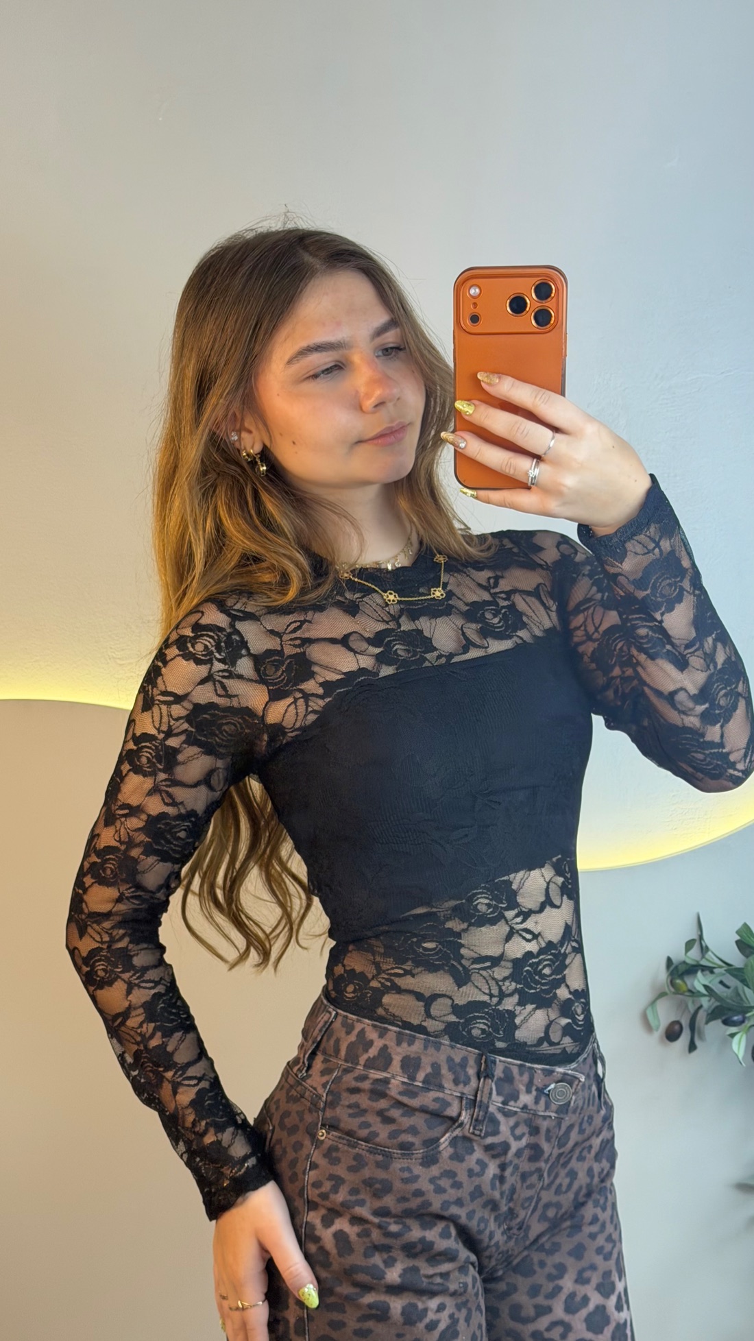 Body Renda Preto